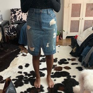 Rag and Bone Denim Skirt